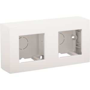 2-voudige opbouwkit 2 inbouwfuncties white