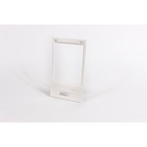 Kunststof deur paneel wit (alu), basis module
