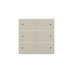 Afwerkingsset voor 6-voudige potentiaalvrije drukknop 24V met leds