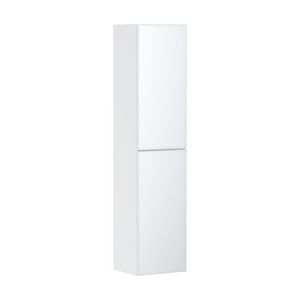 Hoge kast mat wit / front metalic wit 400/360 scharnieren links Xevolos E 54218320