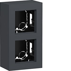 Behuizing 2-voudig hoog design opbouw A.8 antraciet