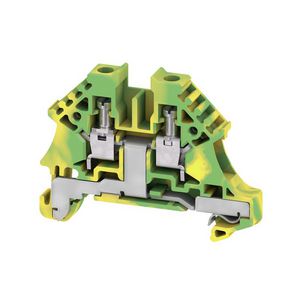 Aardklem PE schoefaansl. groen/geel 4mm² 500V c VVE=100