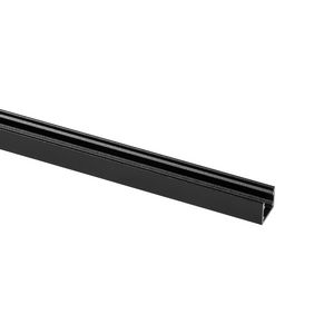 Top Line Aluminium profiel 2m zw RAL 9005 mat 15mm 46291352
