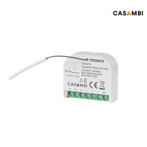 Casambi dimmer 230V 200W inbouw 230V push dimmer