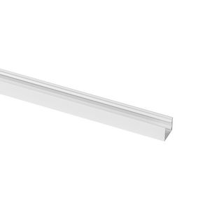 Top Line Aluminium profiel 2m w RAL 9003 mat 15mm 46291351