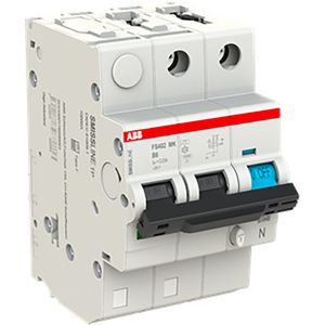 Aardlekbev. met overstroombeveiliging B Kar, 6A, 30mA, 6kA 2