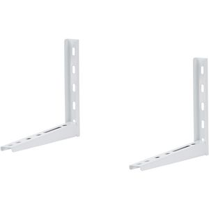 PROMO Set a 2 st. wandbeugel MS111 RVS 420x315mm max. 140kg