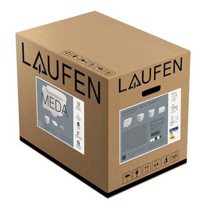 Wandcloset combipack verkort 490mm rimless MEDA incl. zitting soft close