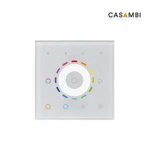 Casambi muur schakelaar RGBTW 4 zones