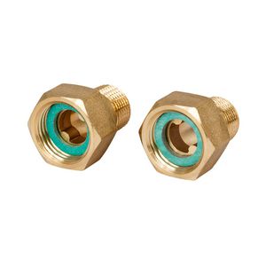 Koppelingsset voor VZ DN15 met schroefdraad