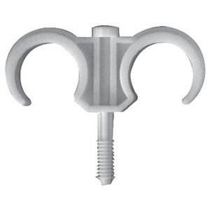 Inslag vloerbeugel nylon dubbel 6mm bereik 26-30mm VVE=250