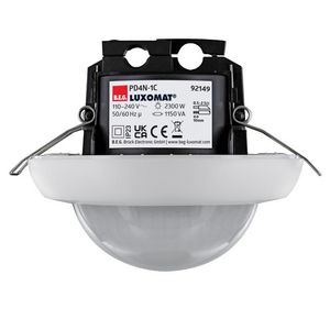 Bewegingsmelder Plafondmontage 360gr. IB wit IP23 24m 1Kanaa