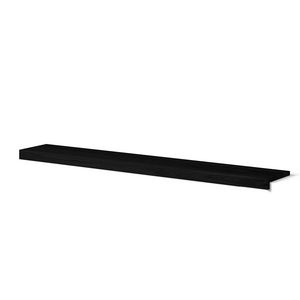 Wooden Cover / planchetplank 1200x250x40mm inkortbaar eiken black