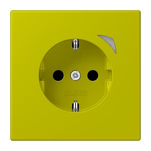 Wandcontactdoos Safety+ LC4320F HOME groen