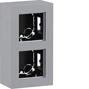 Behuizing 2-voudig hoog design opbouw A.8 titaan