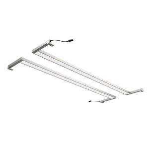 Spiegelverlichting LED-balk 60x2cm alu-kleur 4200K