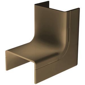 Zak a 2st. Binnenbocht met bodemstuk 25x13mm Systeem25 bruin