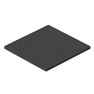 Rubberonderlegger 140x110x4 Gummi zwartz