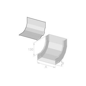 Deksel hol B 100mm staal verzinkt