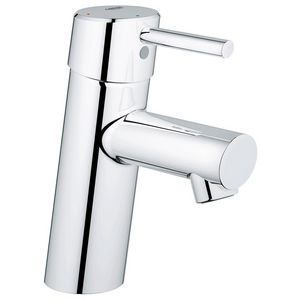 Concetto 1-hendelwast.mengkraan spr.101mm chroom vaste uitloop gladde body