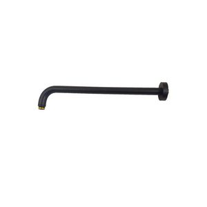 Douchearm Master m. rozet 1/2" L=40cm mat zwart