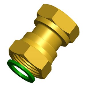 Service koppeling G3/4 x G3/4 ( F x F )