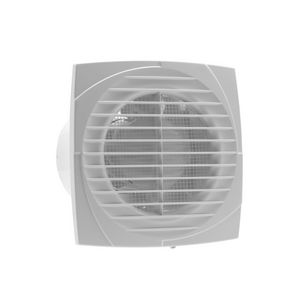 Badkamer-/ toiletventilator D 100 wit