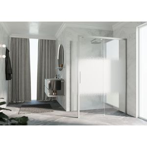 Schuifdeur K22PH LI 1070-1110x2000mm matchroom rose motief