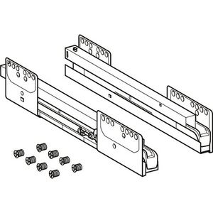 set uittrekrails voor zijkast