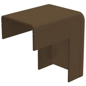 Zak a 2st. Buitenbocht met bodemstuk 25x13mm Systeem25 bruin