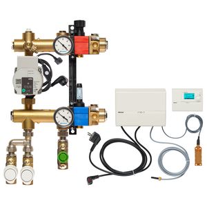 Vloerverw.verdeler 4850 3-pijps E-pomp OA. 10-145l/u 1-groeps