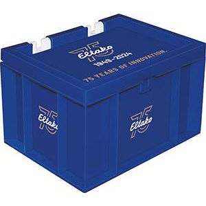 Eurocontainer met scharnierdeksel