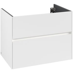 Wastafelonderkast Collaro 2x la (verlicht) 796x603x498mm White Matt