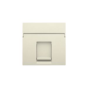 Centraalplaat data 1x RJ cream
