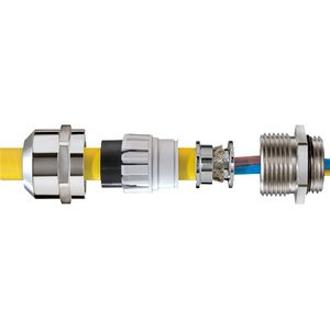 EMC-kabelwartel RVS M12x1,5 drl 3-7mm VVE=10