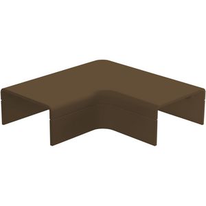 Zak a 2st. Plattebocht met bodemstuk 25x13mm Systeem25 bruin