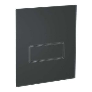 Bedieningsplaat glaslaminaat Orbit Urinoir Piano matt