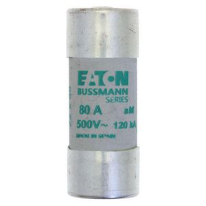 Zekering laagspanning 80A AC 500V 22x58 aM met slagp VVE=10