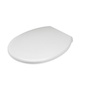 Closetzitting 280 RVS wit