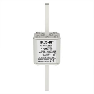 Zekering h. snelheid 315A AC 690V 200kA compact 1 45x VVE=2