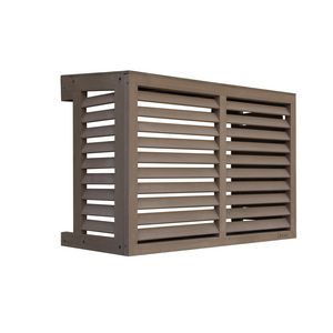 PROMO Basisunit omkasting WAC100 houtcomposiet bruin 100x75x50cm (bxhxd)