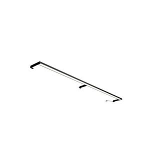 Spiegelverlichting v. spiegelkast LED-balk 100x2cm mat zwart color-changing dimbaar 3000K/6000K