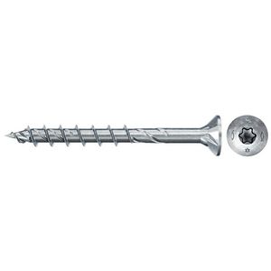 Spaanplaatschroef PowerFast 6x40mm TX verzonken kop verzinkt VVE=200