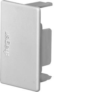 Eindplaat voor goot 30x45mm LF grijs