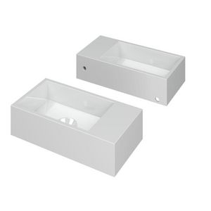 INK Versus Fontein Polystone re zonder kraangat GL wit 36x18