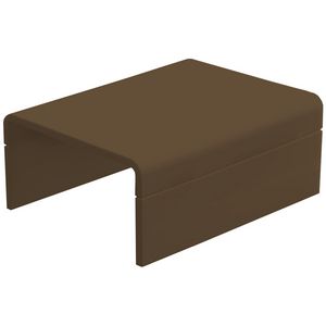 Doos a 2st. Systeem25 eindstuk 25x13mm bruin