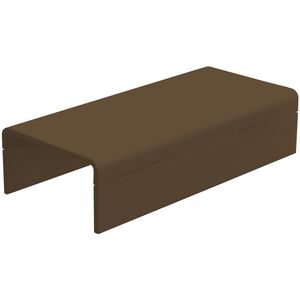 Zak a 2st. Koppelstuk met bodemstuk 25x13mm Systeem25 bruin