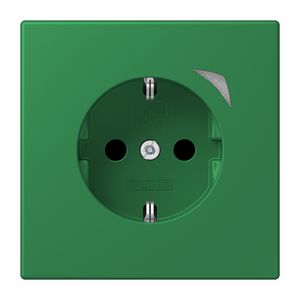 Wandcontactdoos Safety+ LC32050 HOME groen