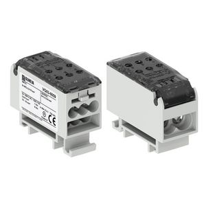 Distributieblok 80A  OJL80 grijs IN 2x(Al/Cu) 2,5-16 mm² OUT: 6x (Cu) 2,5-6mm²