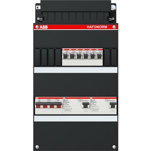 Installatiekast 6x achter 2x30mA + HS 3-f